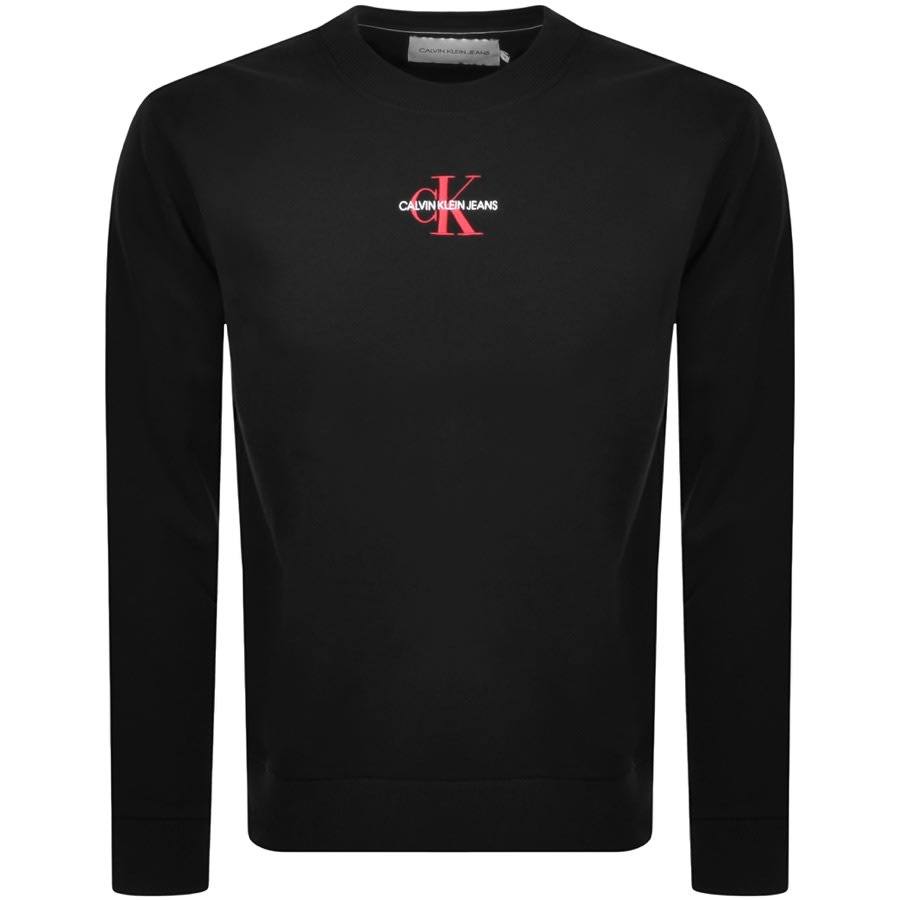 Alternative Image for ProductCalvin Klein Jeans Iconic Sweatshirt Black1